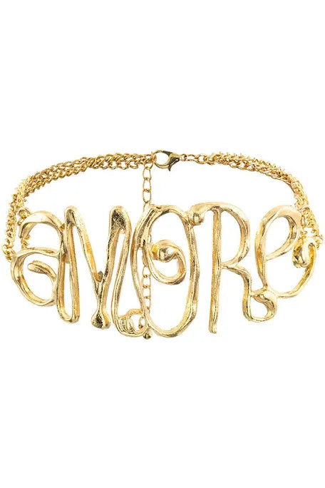 "Amore" Script Choker