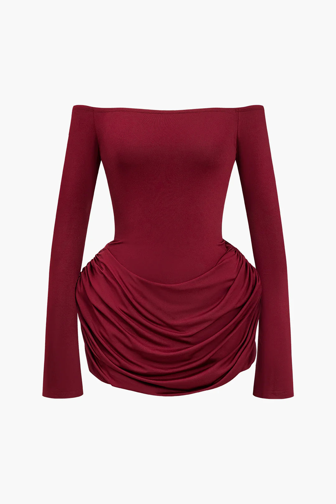 “Fine Wine” Structured Mini Dress