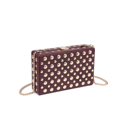 "Rebel Luxe" Studded Clutch